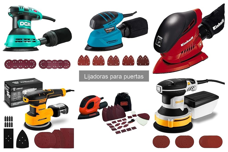 ¿Qué es una lijadora para puertas? Definición y características