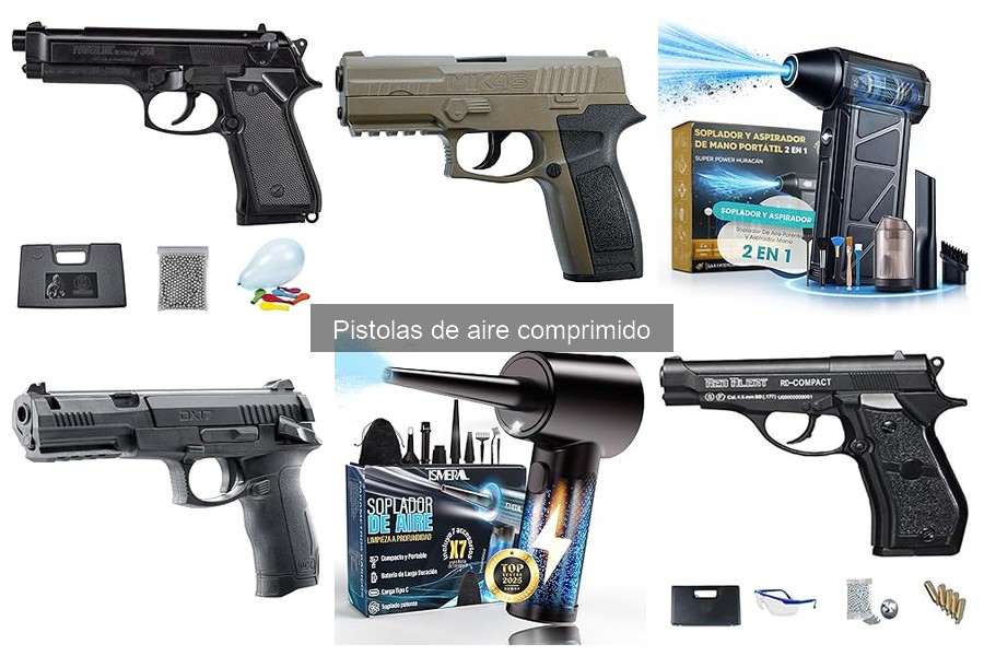 Qué es una pistola de aire comprimido y sus aplicaciones