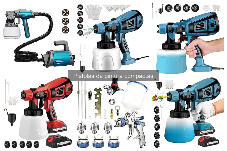 ¿Qué es una pistola de pintura compacta? Guía completa