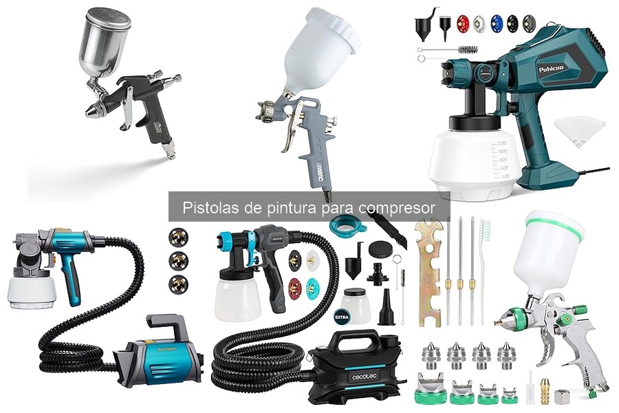 ¿Qué es una pistola de pintura para compresor? Explicación y Función