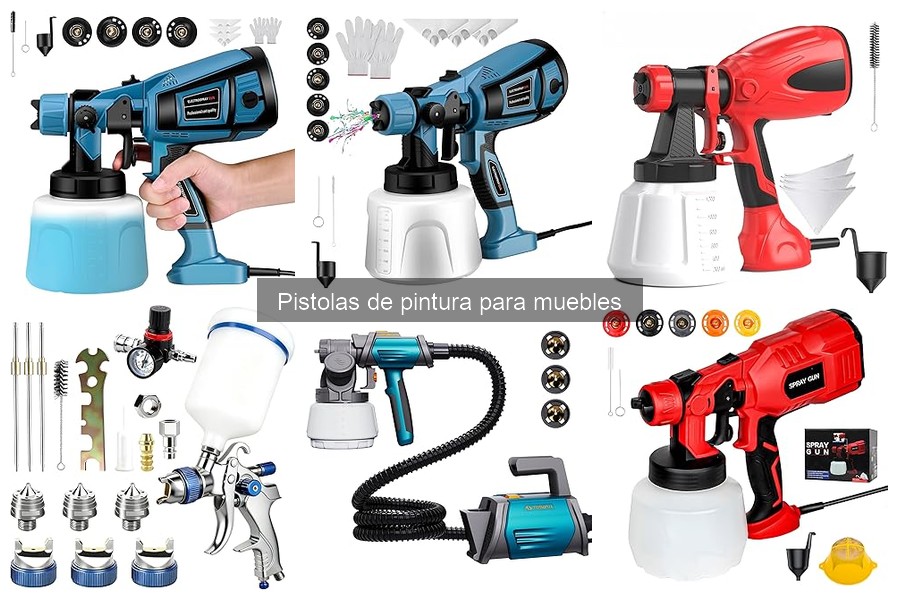 ¿Qué es una pistola de pintura para muebles? Guía fácil