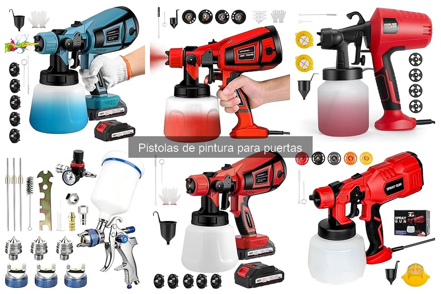 ¿Qué es una pistola de pintura para puertas? Guía para principiantes
