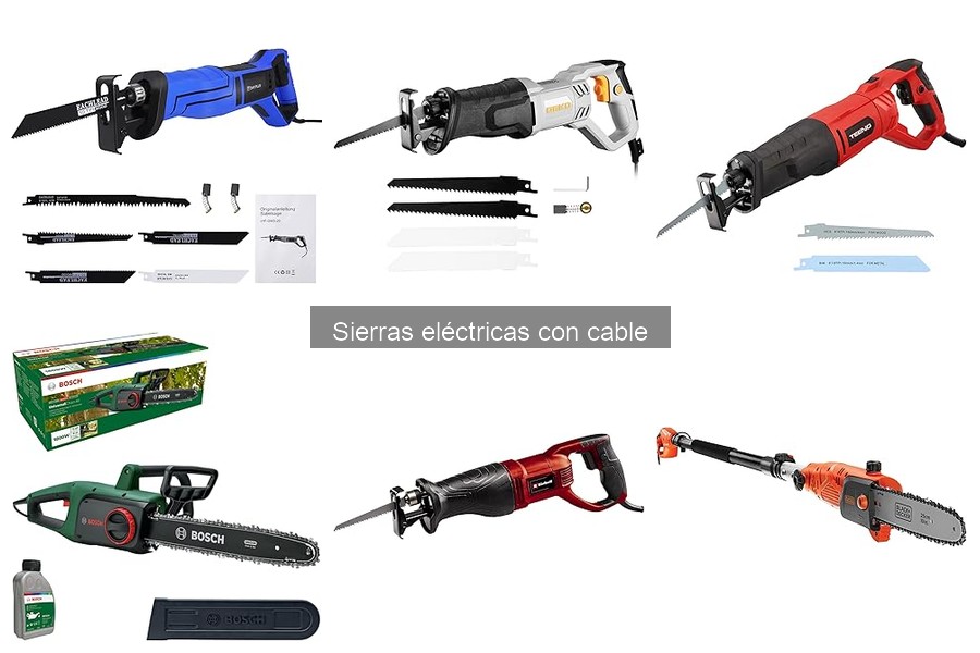 ¿Qué es una sierra eléctrica con cable? Guía básica
