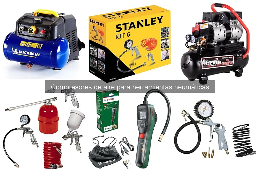 ¿Qué presión necesita un compresor para herramientas neumáticas?