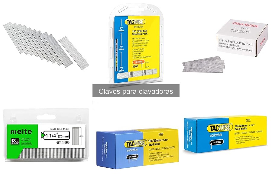 ¿Qué son los clavos para clavadoras? Características y Usos