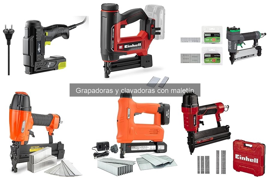 Reseñas de Grapadoras y Clavadoras con Maletín Más Populares