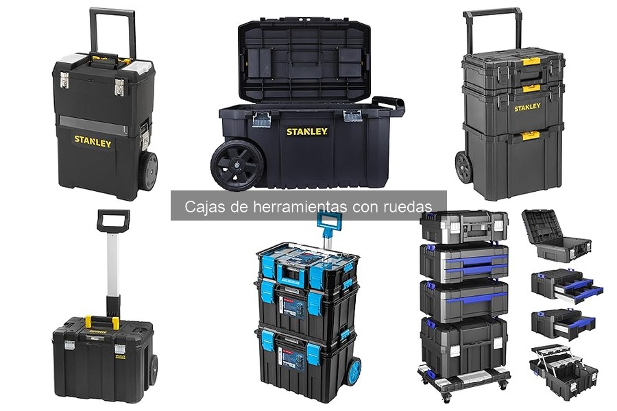 Set de herramientas con caja con ruedas: ¿vale la pena?