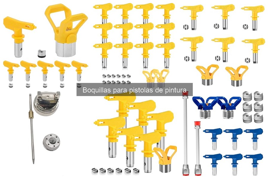 Solución a problemas comunes con boquillas de pistolas de pintura