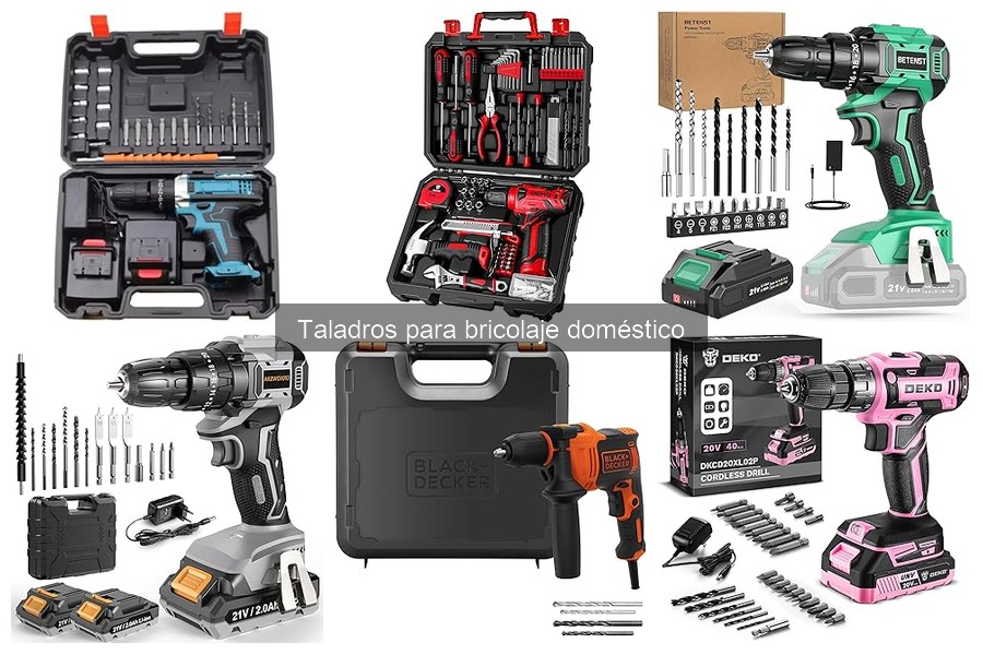 Taladros Compactos para Bricolaje en Espacios Pequeños