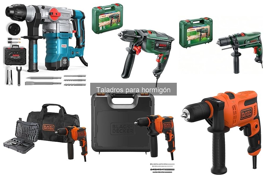 Taladros para hormigón: precios y dónde comprarlos