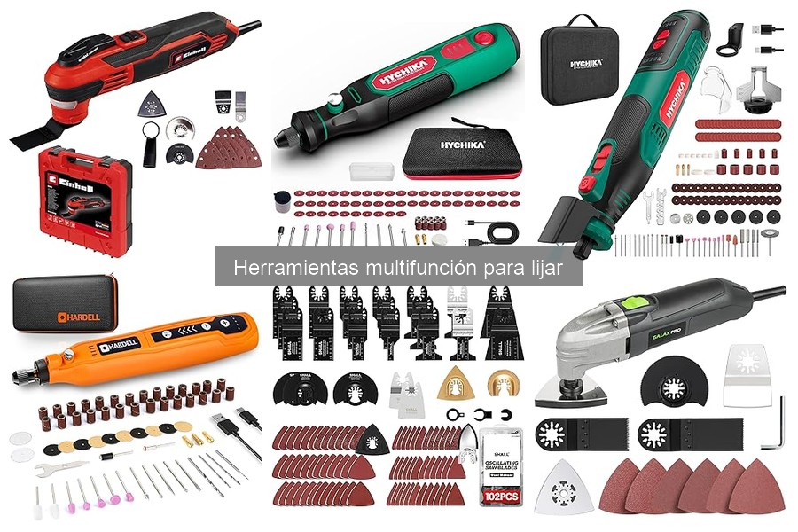 Técnicas de Lijado Decorativo con Herramientas Multifunción