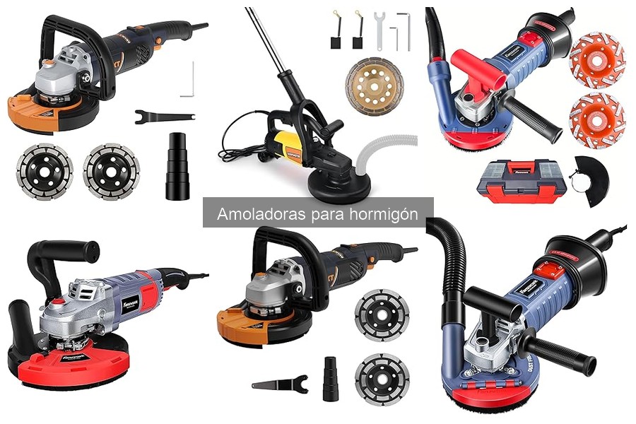 Tipos de Amoladoras para Hormigón y Sus Usos Específicos