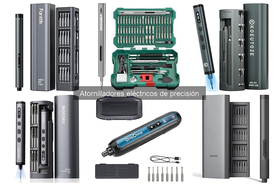 Tipos de atornilladores eléctricos de precisión: guía completa