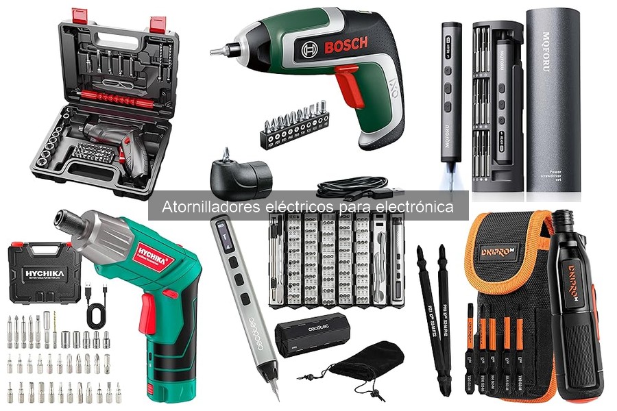 Tipos de atornilladores eléctricos para electrónica: ¿Cuál elegir?