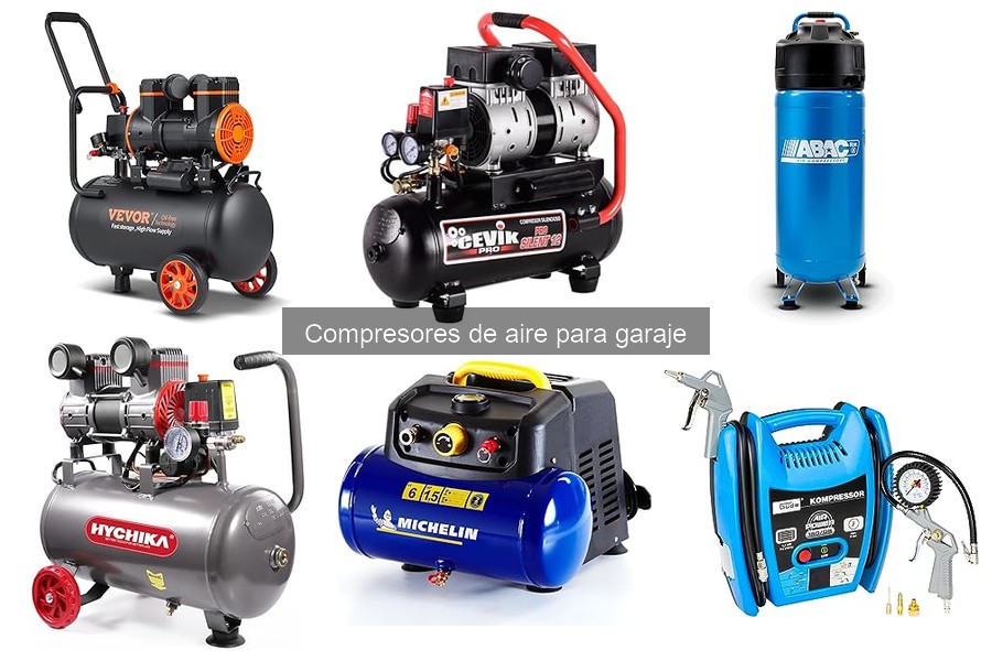 Tipos de compresores de aire para garaje: guía completa