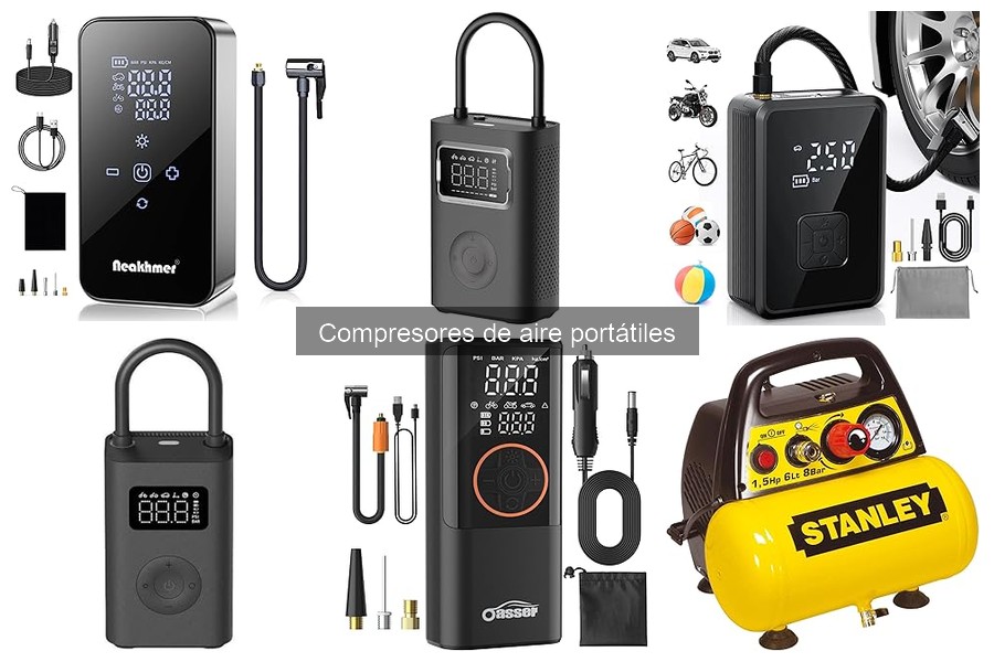 Tipos de compresores de aire portátiles: Guía completa