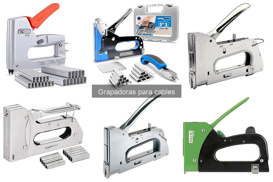 Tipos de Grapadoras para Cables: Manuales, Eléctricas y Neumáticas