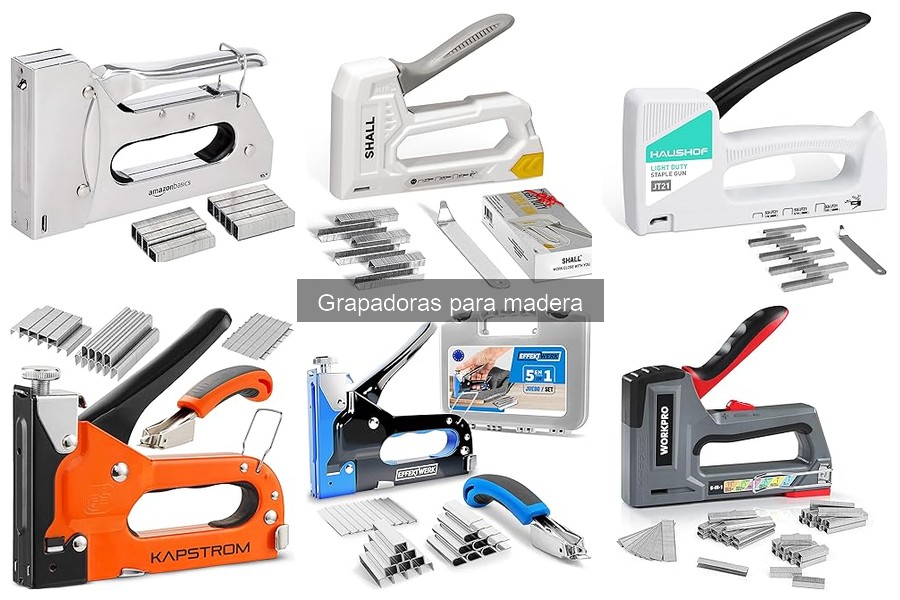 Tipos de grapadoras para madera: características y usos