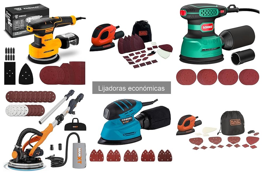 Tipos de Lijadoras Económicas y Sus Usos Específicos