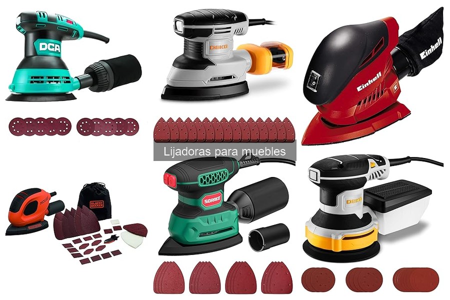 Tipos de lijadoras para muebles y sus usos esenciales