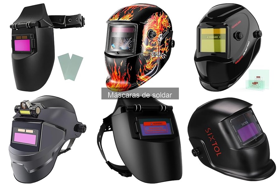 Tipos de máscaras de soldar: automáticas y manuales