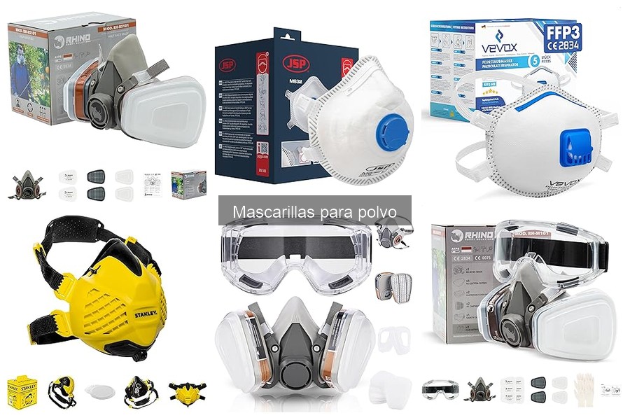 Tipos de mascarillas para polvo y su uso efectivo