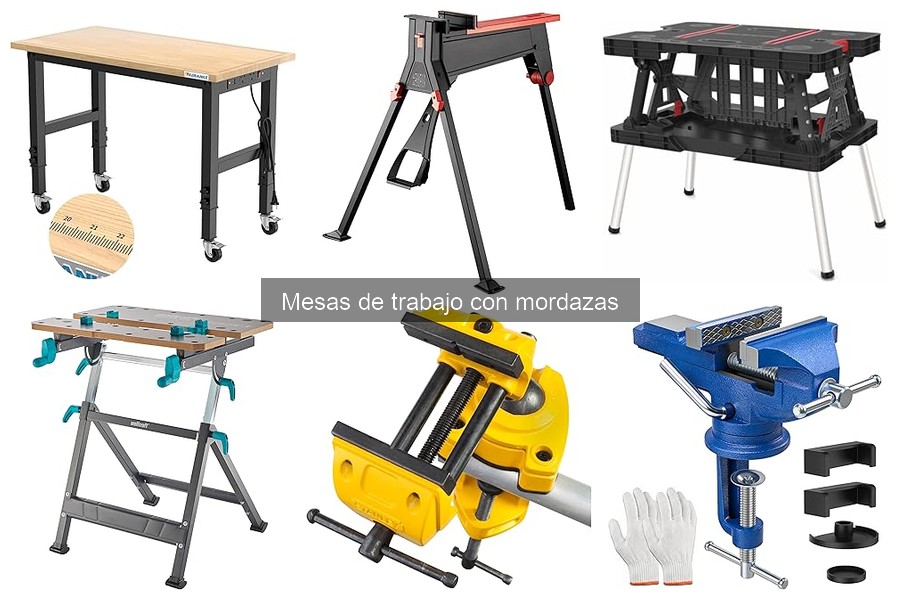 Tipos de mesas de trabajo con mordazas: ventajas y usos