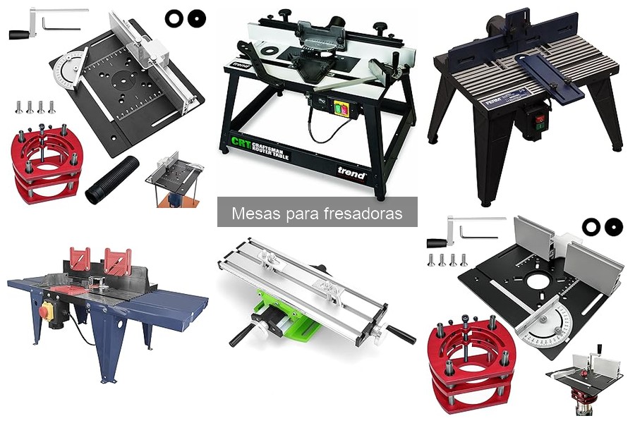 Tipos de mesas para fresadoras: guía completa