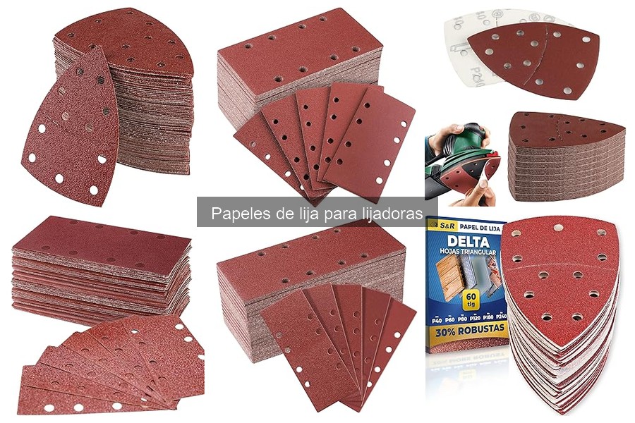 Tipos de papeles de lija y sus usos en bricolaje