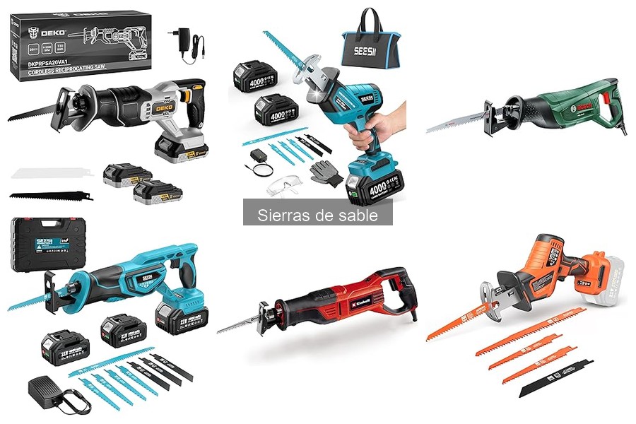 Tipos de sierras de sable y sus usos más comunes