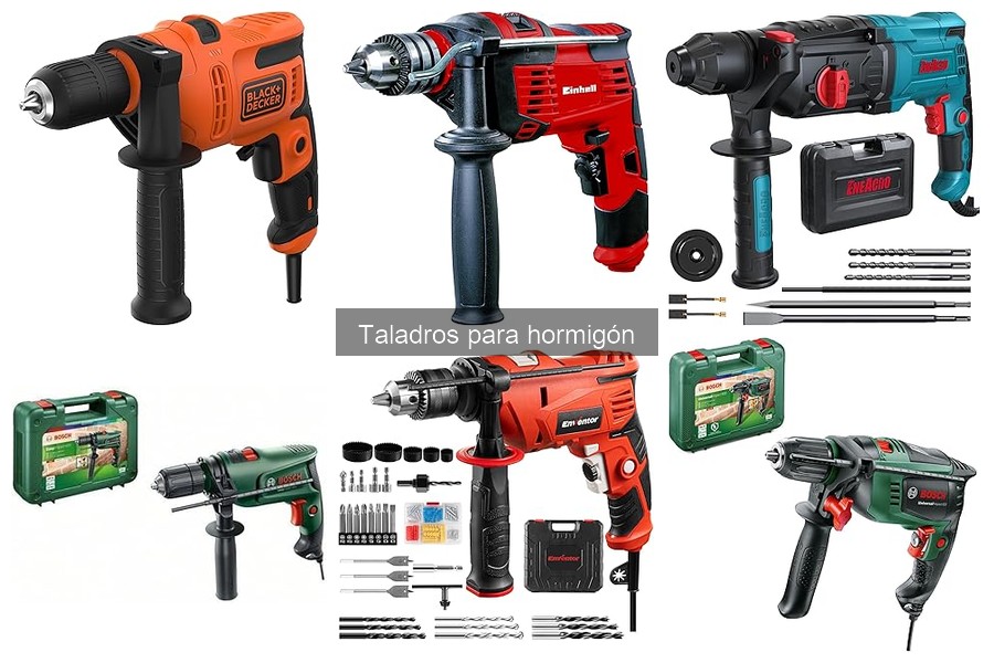 Tipos de Taladros para Hormigón: Características y Usos