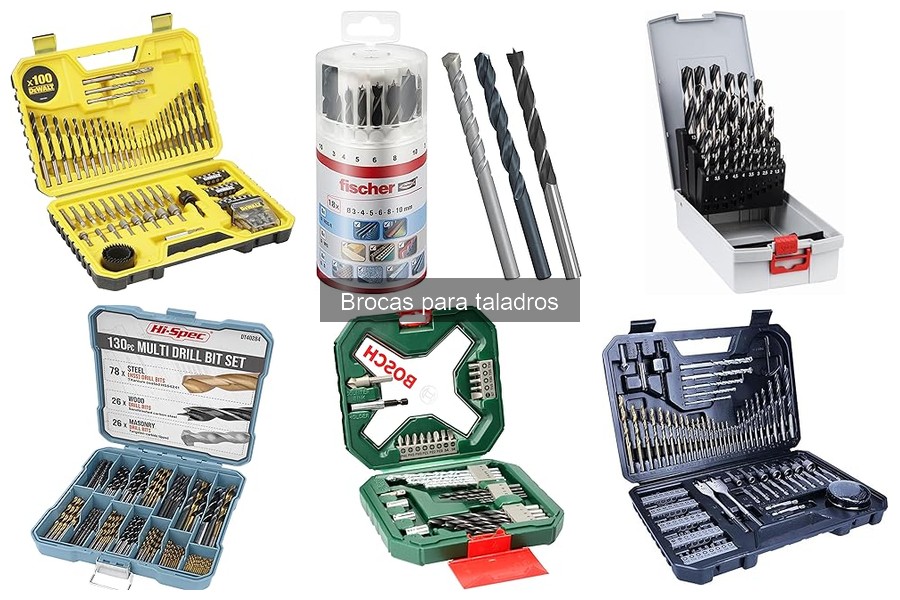Todo sobre brocas para taladros: tipos y materiales