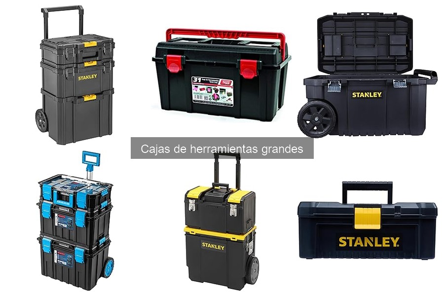 Usos creativos de cajas de herramientas grandes
