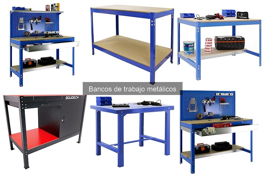 Usos creativos de un banco de trabajo metálico para bricolaje