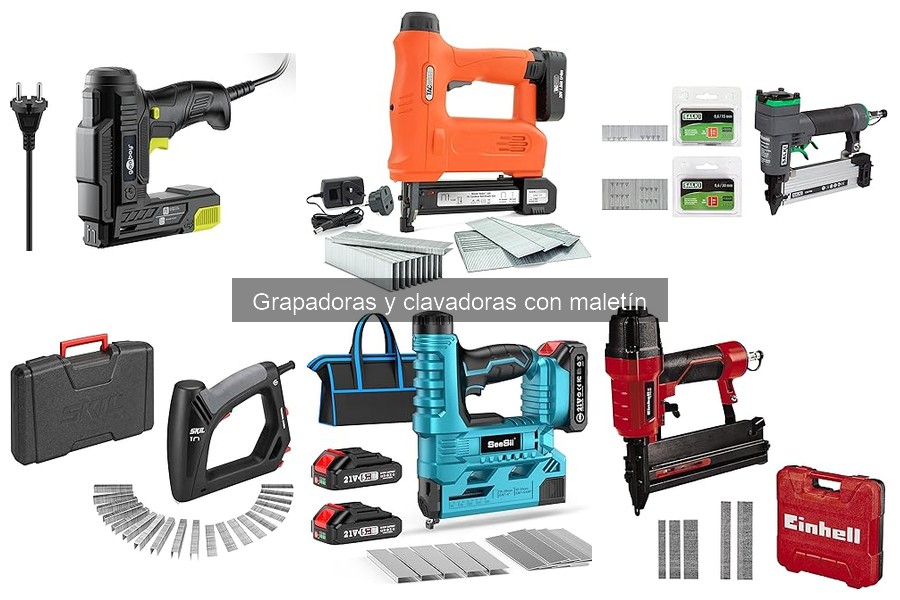 Ventajas de Grapadoras-Clavadoras con Maletín para Bricolaje