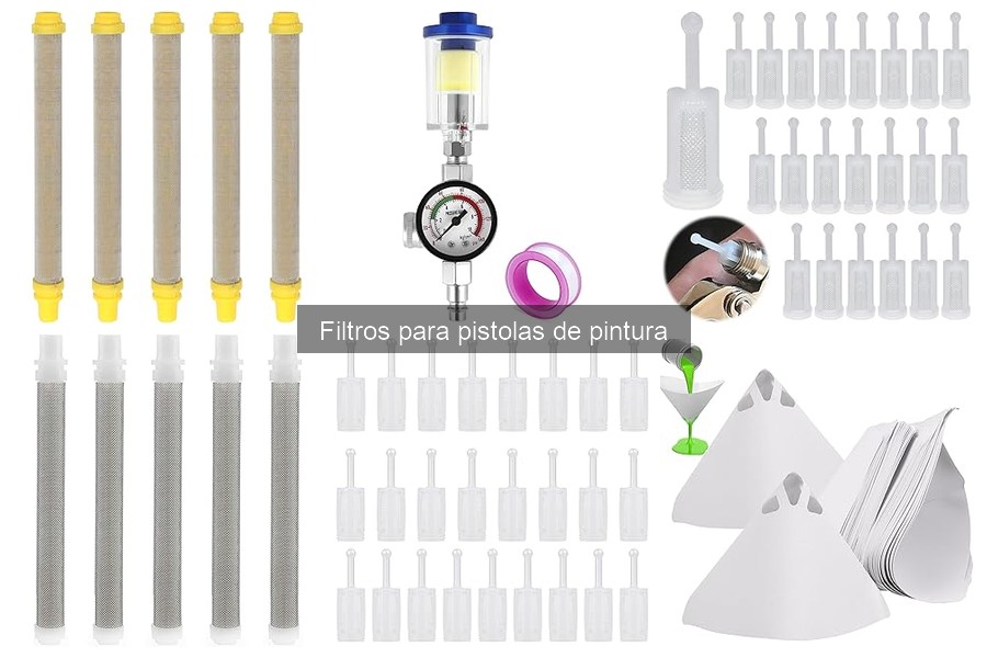 Ventajas de usar filtros en pistolas de pintura