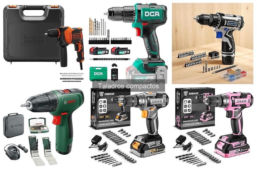 Ventajas de Usar Taladros Compactos en Bricolaje