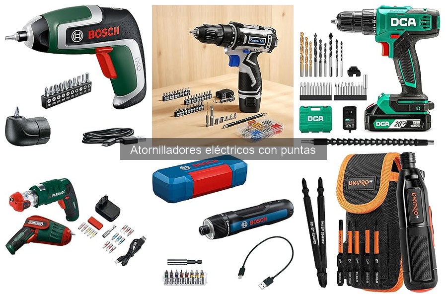 Ventajas y Desventajas de Atornilladores Eléctricos con Puntas