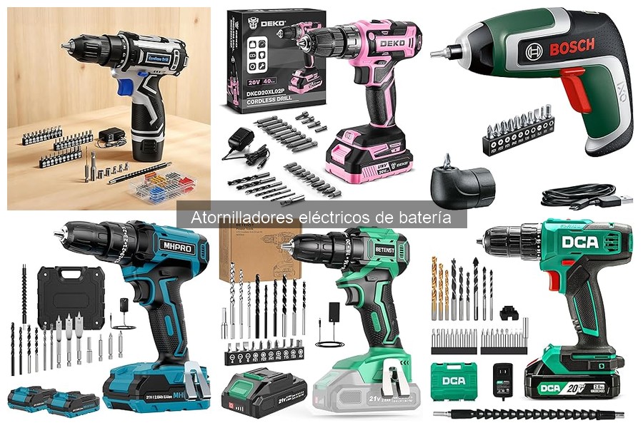 Ventajas y desventajas de atornilladores eléctricos de batería