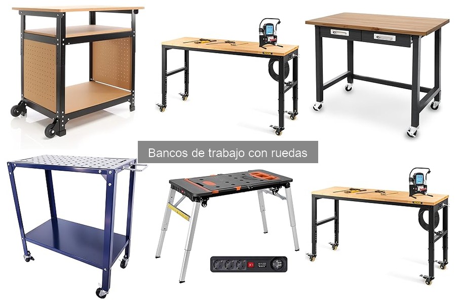 Ventajas y desventajas de bancos de trabajo con ruedas