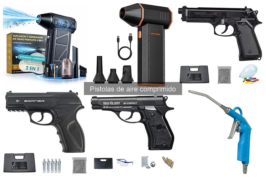Ventajas y desventajas de las pistolas de aire comprimido