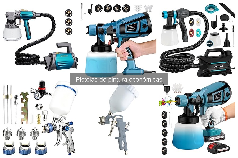Ventajas y Desventajas de las Pistolas de Pintura Económicas