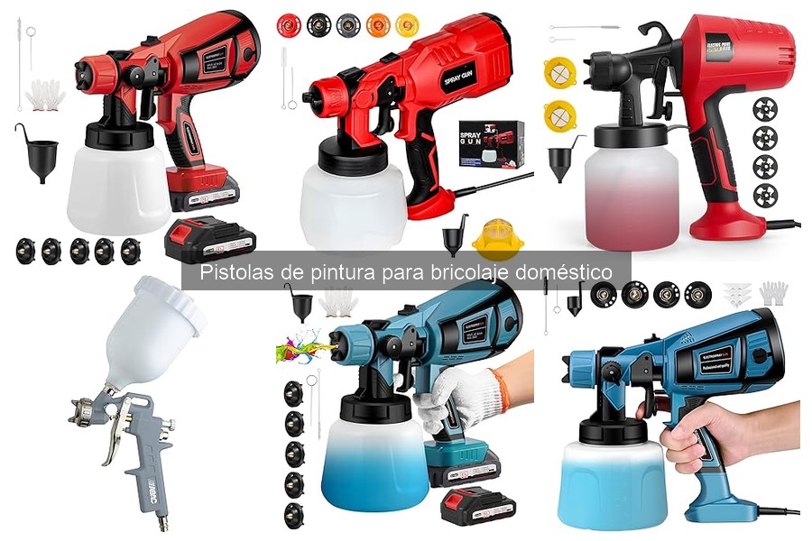 Ventajas y desventajas de las pistolas de pintura para bricolaje