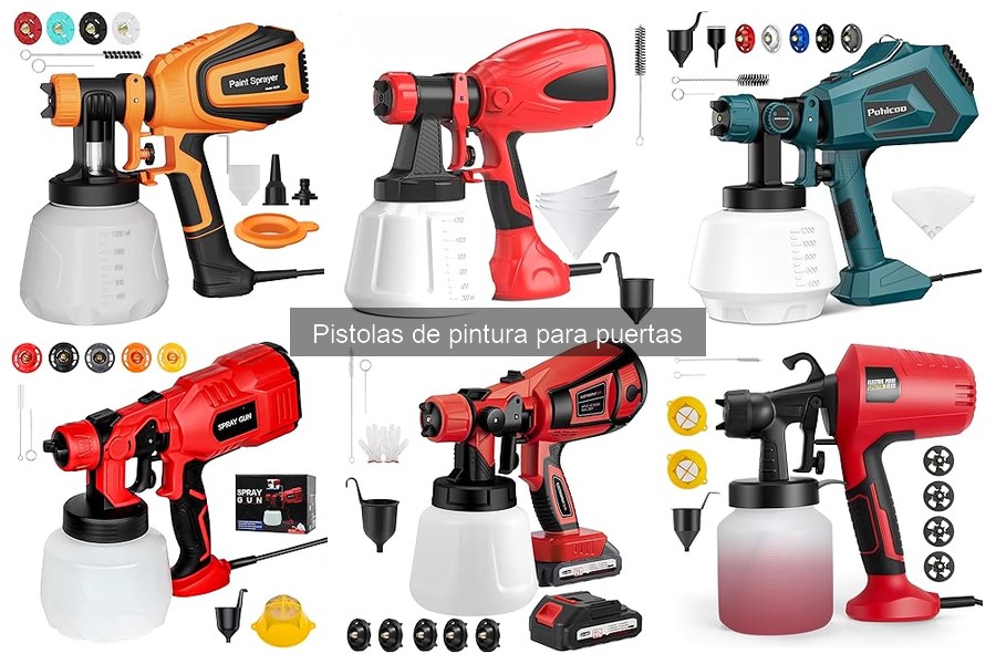 Ventajas y desventajas de las pistolas de pintura para puertas