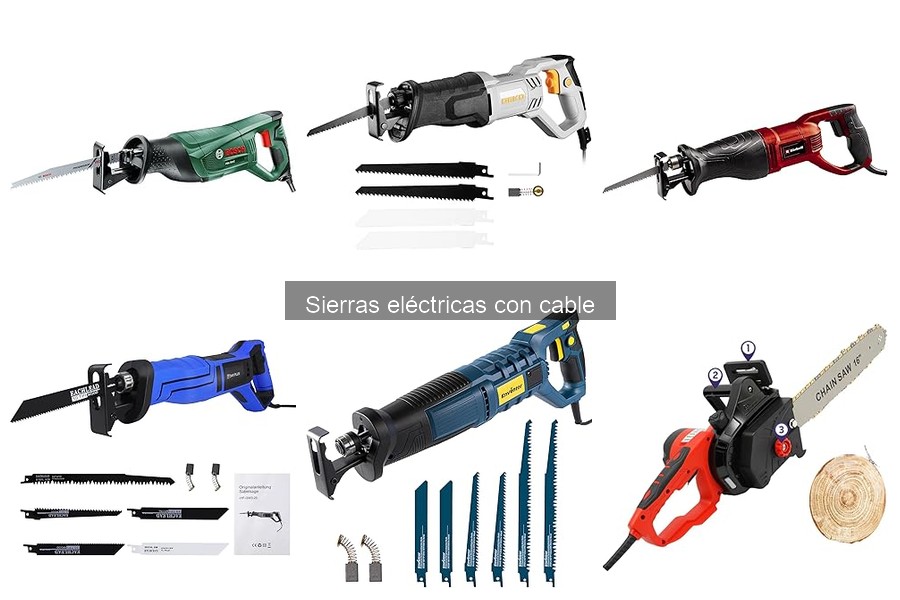 Ventajas y desventajas de las sierras eléctricas con cable