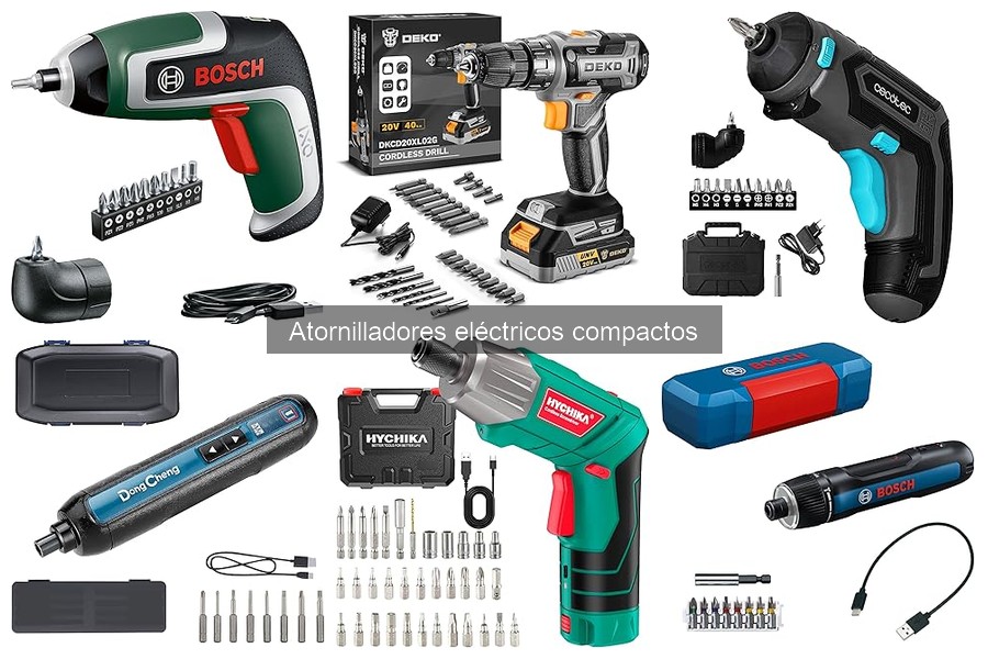 Ventajas y desventajas de los atornilladores eléctricos compactos