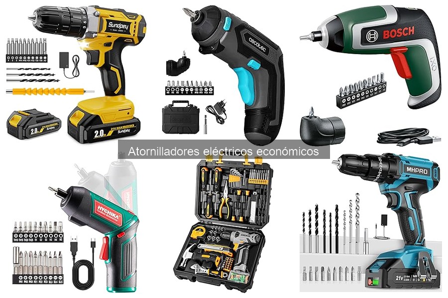 Ventajas y desventajas de los atornilladores eléctricos económicos