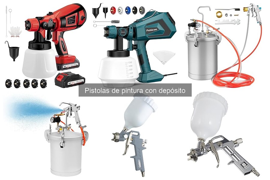 Ventajas y Desventajas de Pistolas de Pintura con Depósito