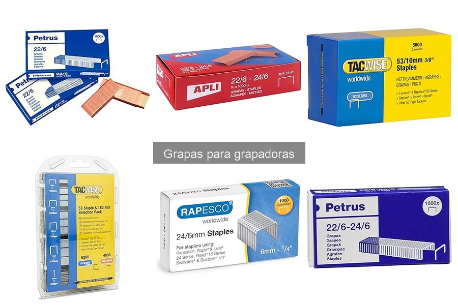 Ventajas y desventajas: Grapas metálicas vs. plásticas